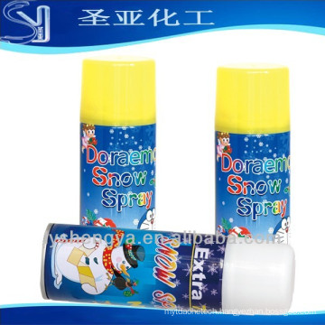 China supplier artificial fake snow spary/holiday snow spray